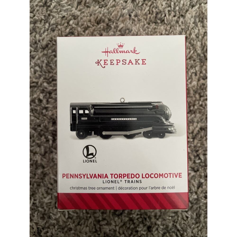 2014 Hallmark Ornament Lionel Pennsylvania Torpedo Locomotive 19th Series Trains